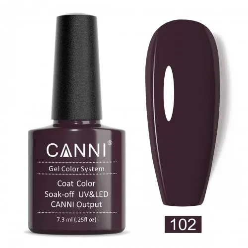 Canni Gel Color System 102 Deep Reddish Brown 7.3ml