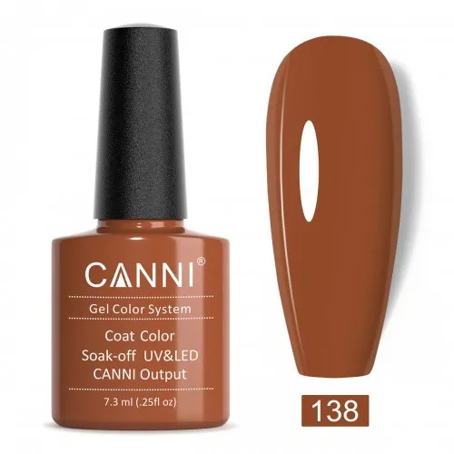 Canni Gel Color 138 Light Brown 7.3ml