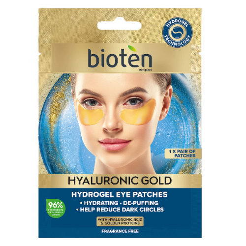 Bioten Hyaluronic Gold Eye Patches Μάσκα Ματιών για Αναζωογόνηση 