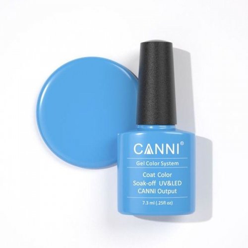Canni Gel Color System 036 Turquoise Blue 7.3ml-ημιμόνιμο βερνίκι