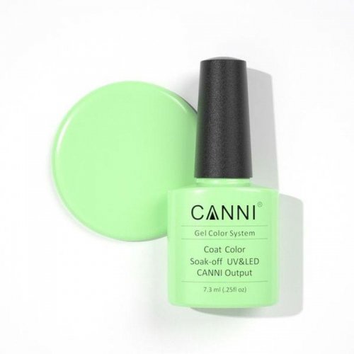 Canni Gel Color System 082 Milk Green 7.3ml-ημιμόνιμο βερνίκι