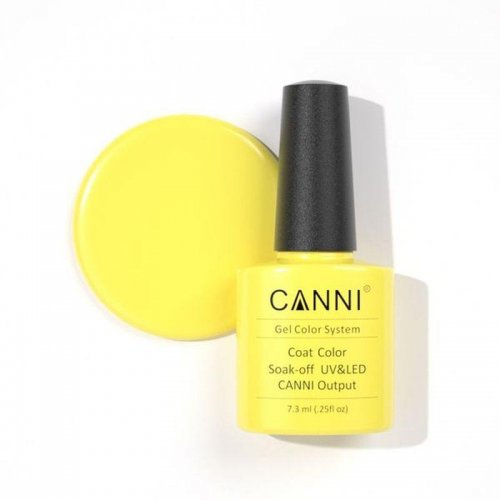 Canni Gel Color System 084 Milk Yellow 7.3ml-ημιμόνιμο βερνίκι