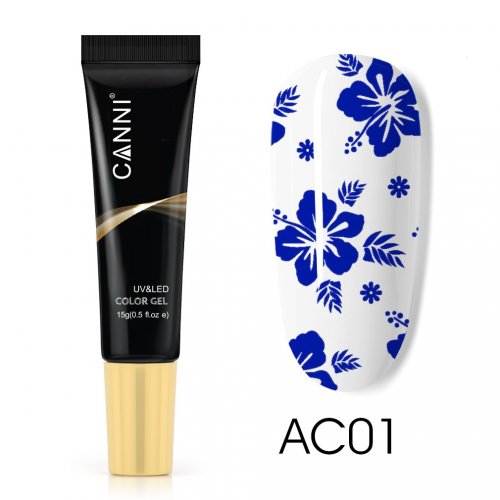 Canni Stamping Color Gel AC01 15g