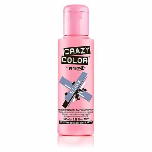 Crazy Color Ημιμόνιμη Κρέμα Βαφή 74 Slate 100ml