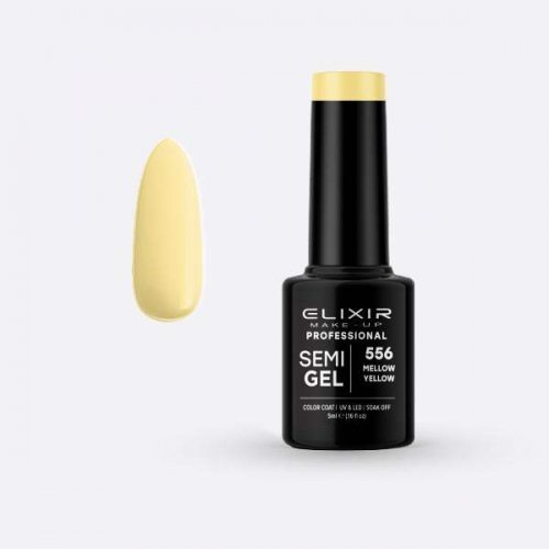 Elixir Make Up Semigel Color Coat Soak Off 556 Mellow Yellow 5ml
