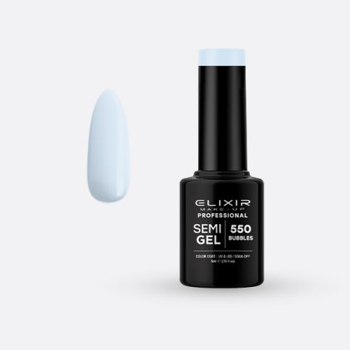 Elixir Make Up Semigel Color Coat Soak Off 550 Bubbles 5ml