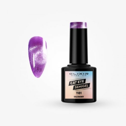 Elixir Cat Eye Semigel 8ml 1181 - Razzberry