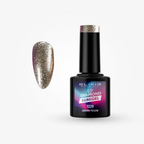 Elixir Diamond Semigel 8ml 1229 - Laguna Yellow