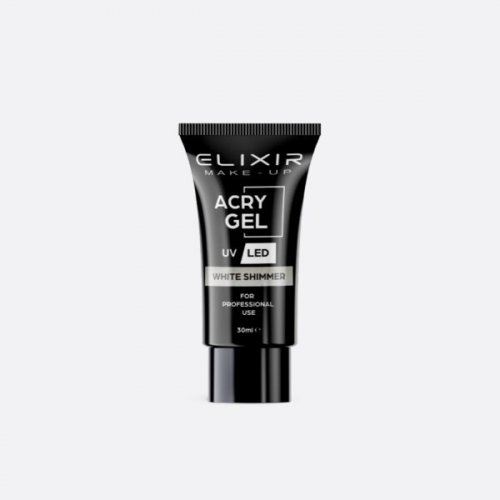 Elixir Acry Gel 717 White Shimmer 30ml