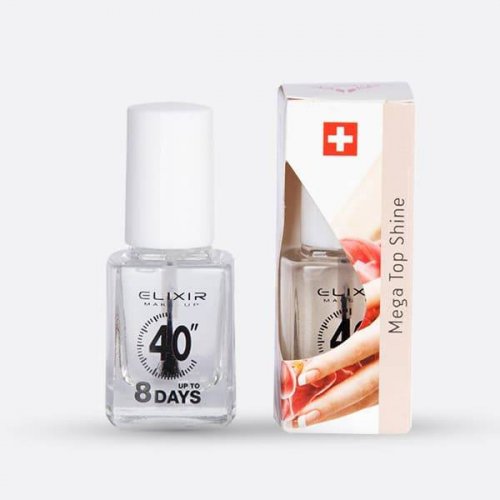 Elixir Make Up Θεραπεία Νυχιών Mega Top Shine 13ml