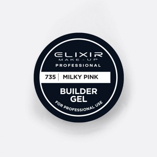 Elixir Milky Pink Builder Gel 735 15gr