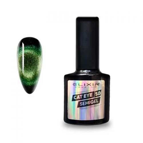 Elixir Cat Eye Semigel 8ml 1158 - Yellowgreen Cat