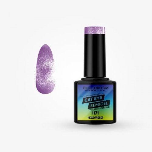 Elixir Cat Eye Semigel 8ml 1171 - Hello Violet