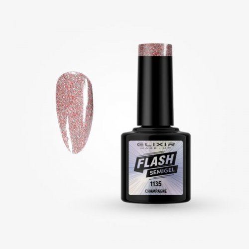 Elixir Flash Semigel 8ml 1135 - Champagne