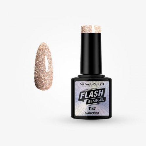 Elixir Flash Semigel 8ml 1147 - Sand Castle