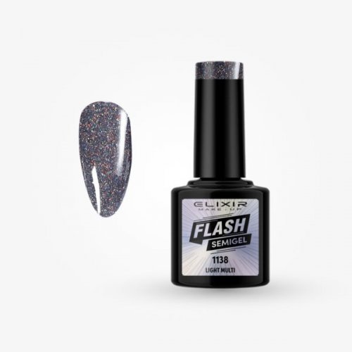 Elixir Flash Semigel 8ml 1138 - Light Multi