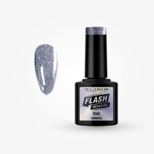 Elixir Flash Semigel 8ml 1145 - Gunmetal