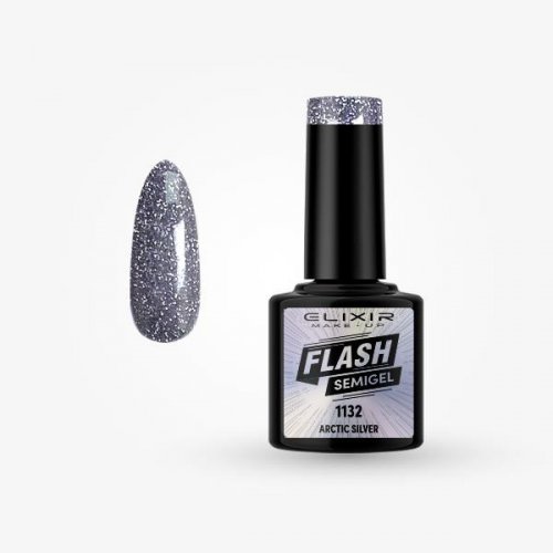 Elixir Flash Semigel 8ml 1132 - Arctic Silver