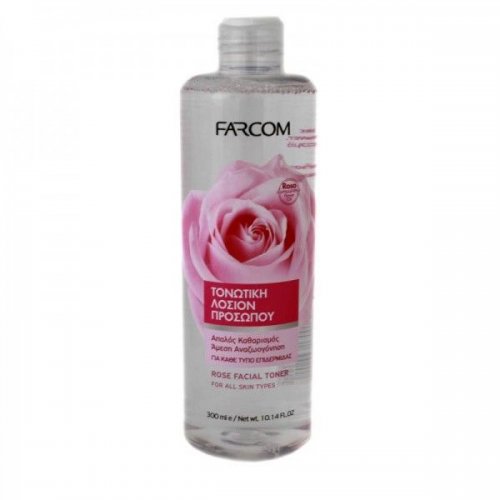 Farcom Τονωτική  Λοσιόν Προσώπου με Ροδόνερο 300ml