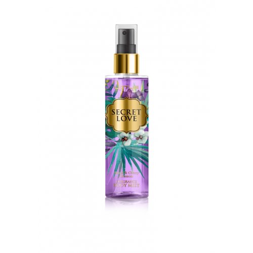 Body Mist Lotus Secret Love Peach and Cherry Blossom 210ml 