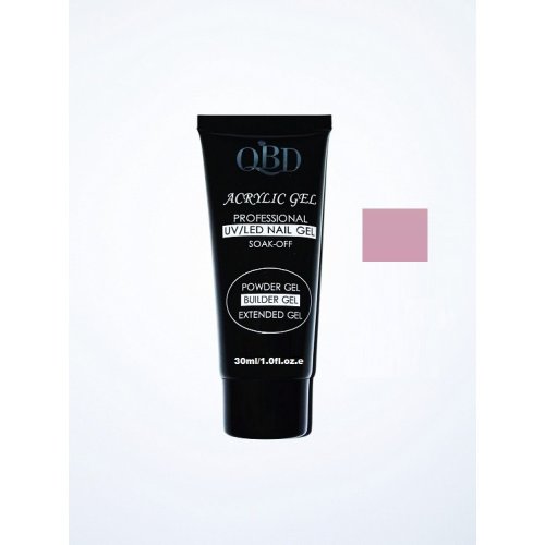 QBD Acrylic Gel UV/LED Nail Gel – Soak Off 30ml 19 Light Rose Red