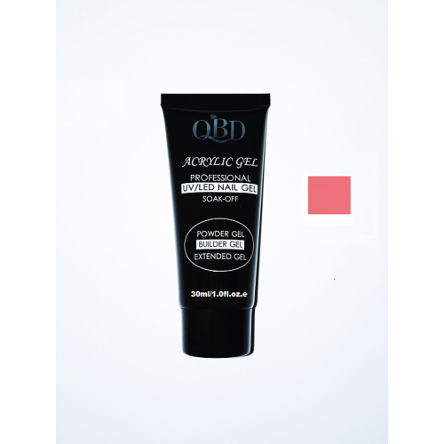 QBD Acrylic Gel UV/LED Nail Gel – Soak Off 30ml 08 Begonia