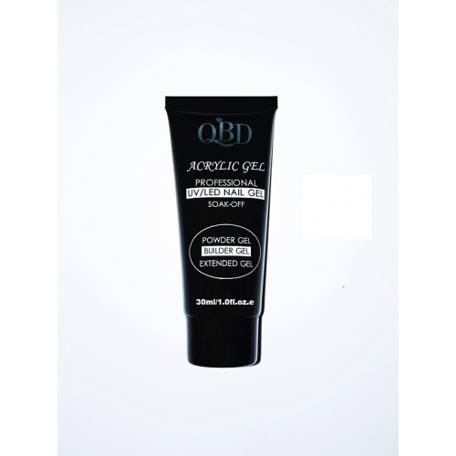 QBD Acrylic Gel UV/LED Nail Gel – Soak Off 30ml 01 Clear
