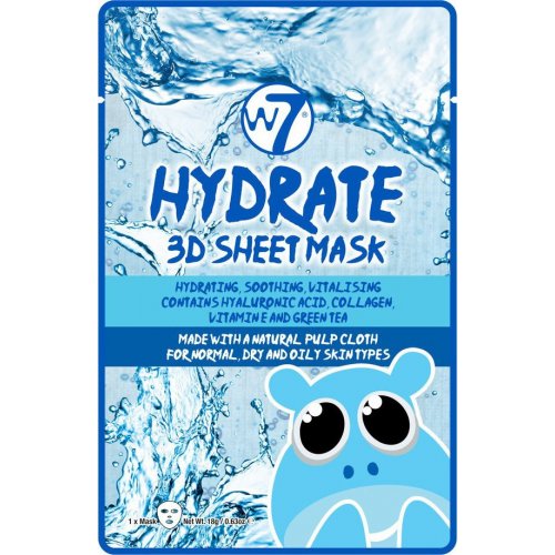 W7 Cosmetics Hydrate 3D Sheet Face Mask 10gr