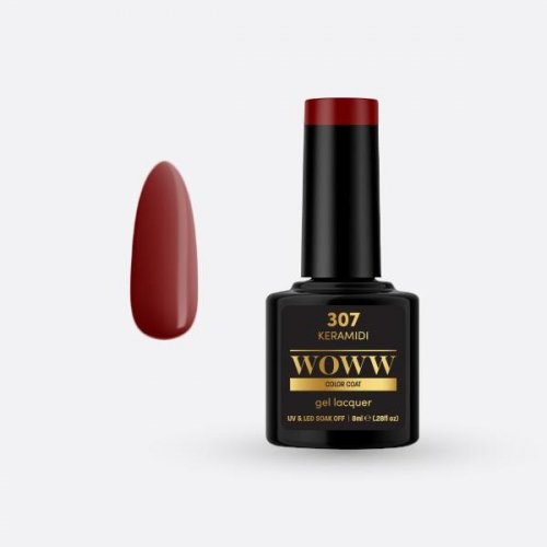 Ημιμόνιμο Βερνίκι Woww Cosmetics 8ml  Keramidi - 307