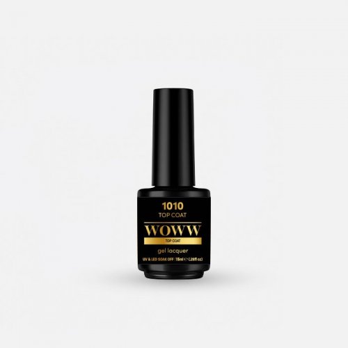 Ημιμόνιμο Βερνίκι Woww Cosmetics 15ml Top Coat - 1010