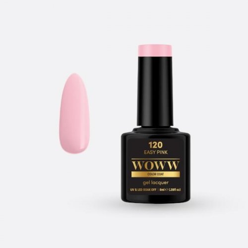 Ημιμόνιμο Βερνίκι Woww Cosmetics 8ml  Easy Pink - 120