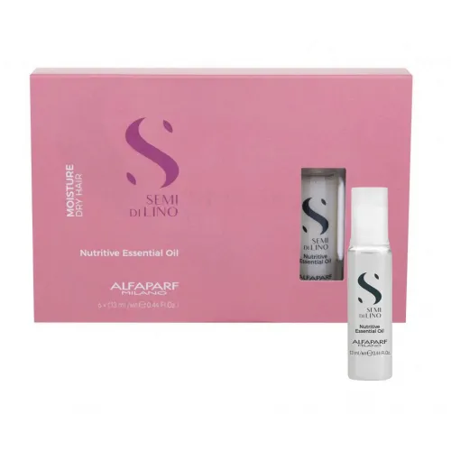 SEMI DI LINO ALFAPARF MILANO MOISTURE NUTRITIVE ESSENTIAL OIL 6X13ML Αμπούλες Εντατικής Ενυδάτωσης Θρέψης