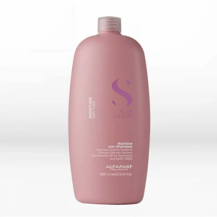 Semi Di Lino Alfaparf Milano Nutritive Low Shampoo (Moisture Dry Hair) 1000ml Καθαρίζει-Θρέφει-Ενυδατώνει