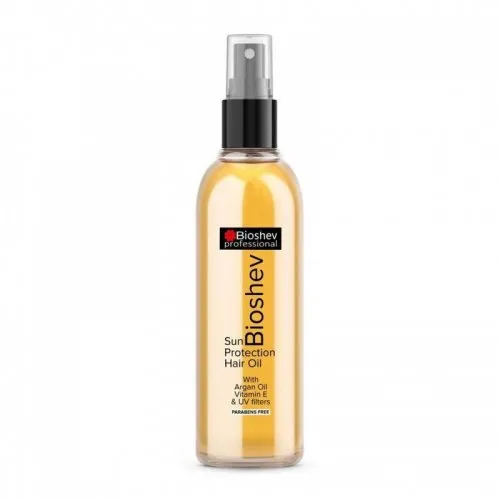 Λάδι Ηλιοπροστασίας Bioshev Professional Sun Protection Hair Oil With Argan Oil, Vitamine E & Uv Filters 150ml