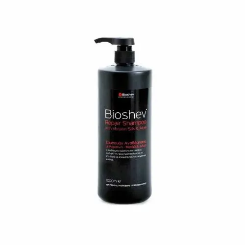 Bioshev Repair Shampoo Keratin Silk And Aloe 1000ml