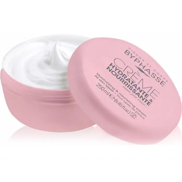 BYPHASSE Moisturizing And Nourishing Cream Face And Body All Skin Types 250ml