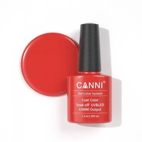 Canni Gel Color System 108 Energetic Red 7.3ml-ημιμόνιμο βερνίκι