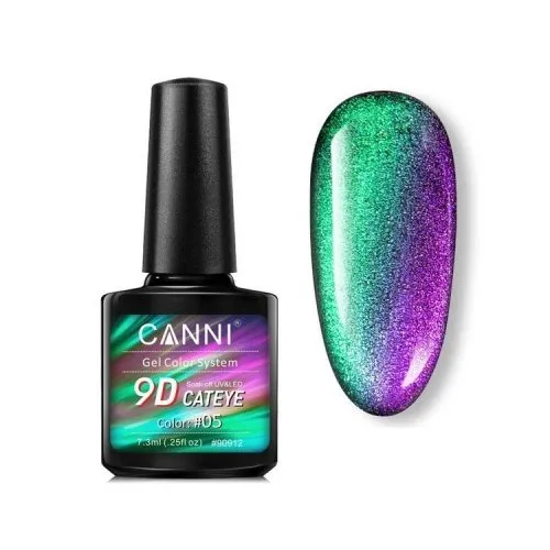 Canni Gel Color System 9D Cateye 05 7.3ml-ημιμόνιμο βερνίκι