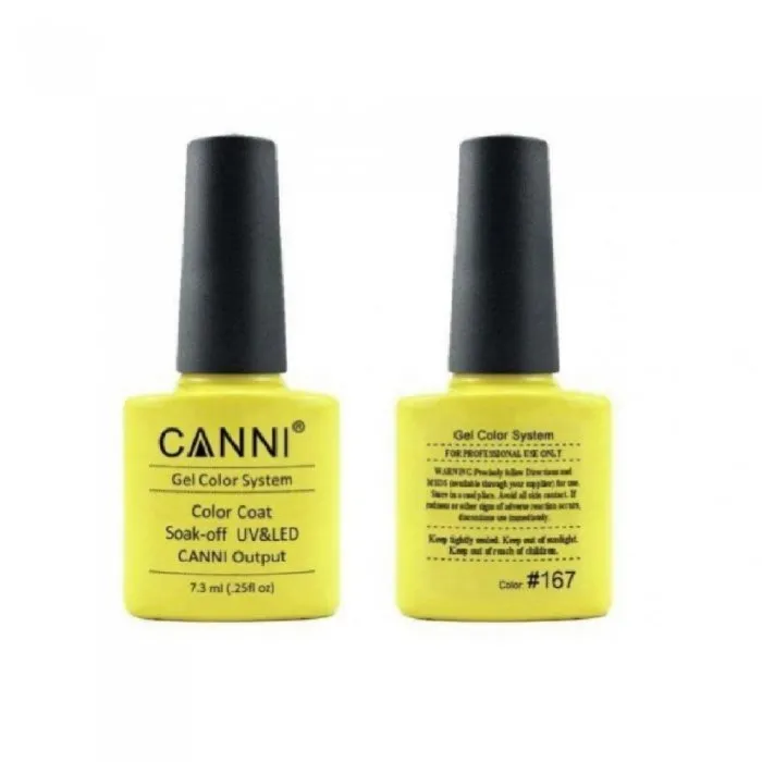 Canni Gel Color System 167 Mustard Yellow  7.3ml