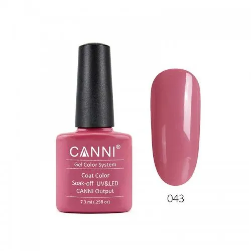 Canni Gel Color System 043 Rich Pale Pink 7.3ml