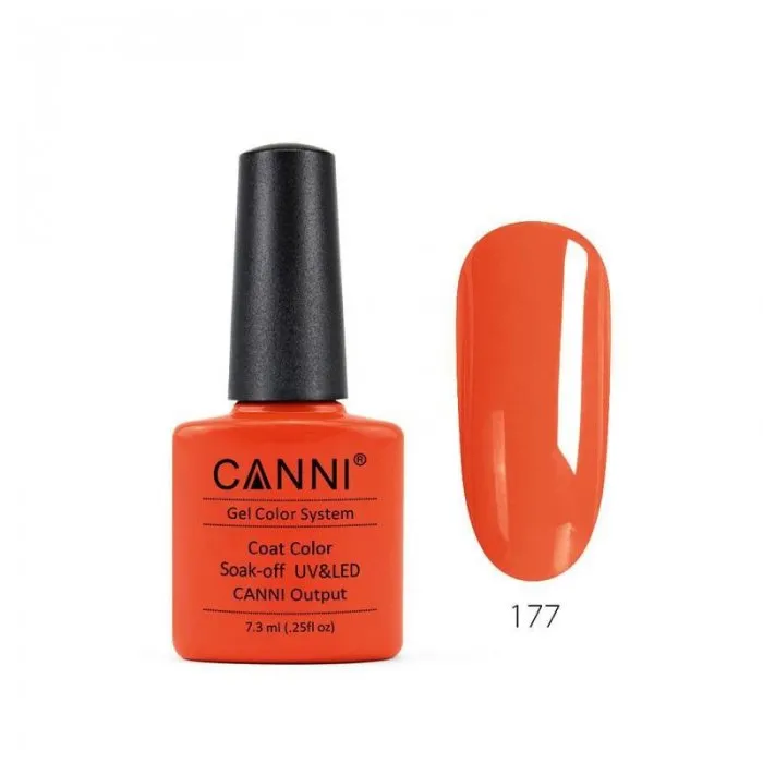 Canni Gel Color System 177 Noticeable Orange 7.3ml
