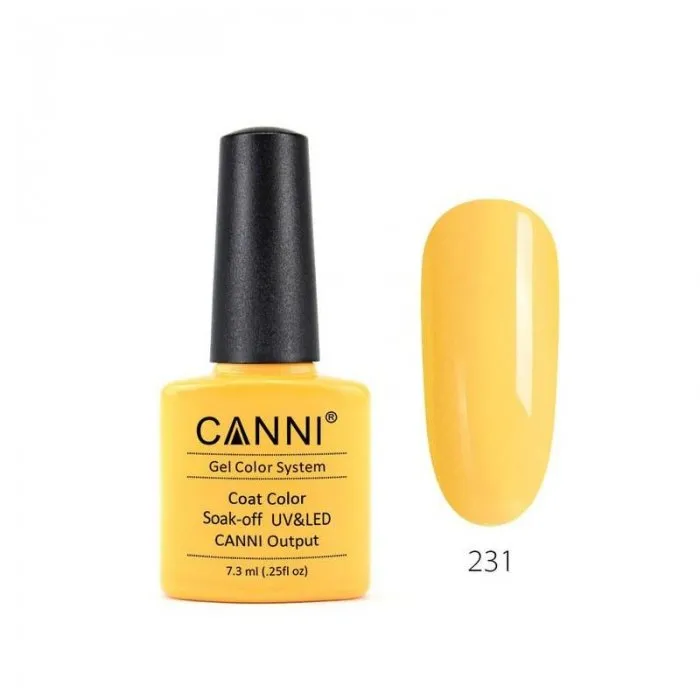 Canni Gel Color System 231 Egg Yellow 7.3ml 