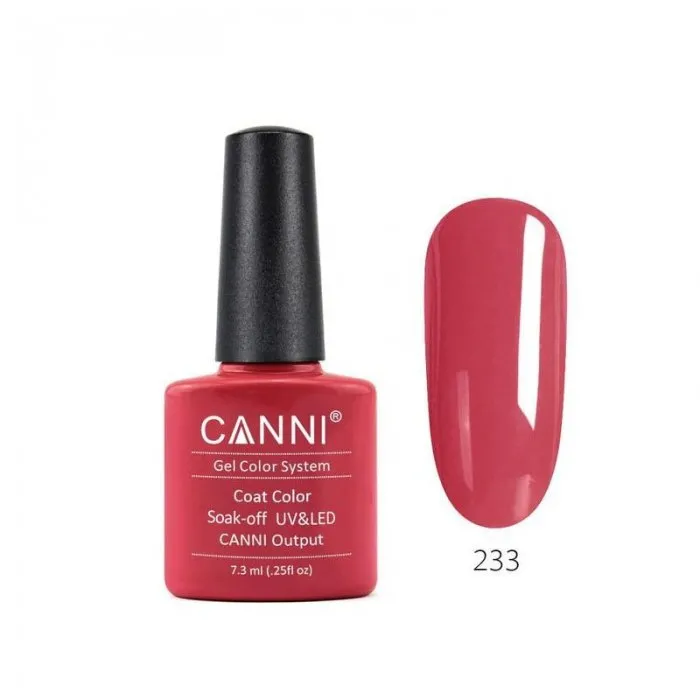 Canni Gel Color System 233 Watermelon Red 7.3ml