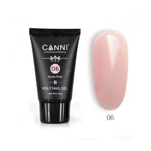 Canni Poly Nail Gel 06 Nude Pink 45gr