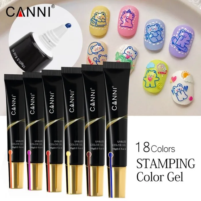 Canni Stamping Color Gel AC18 15g