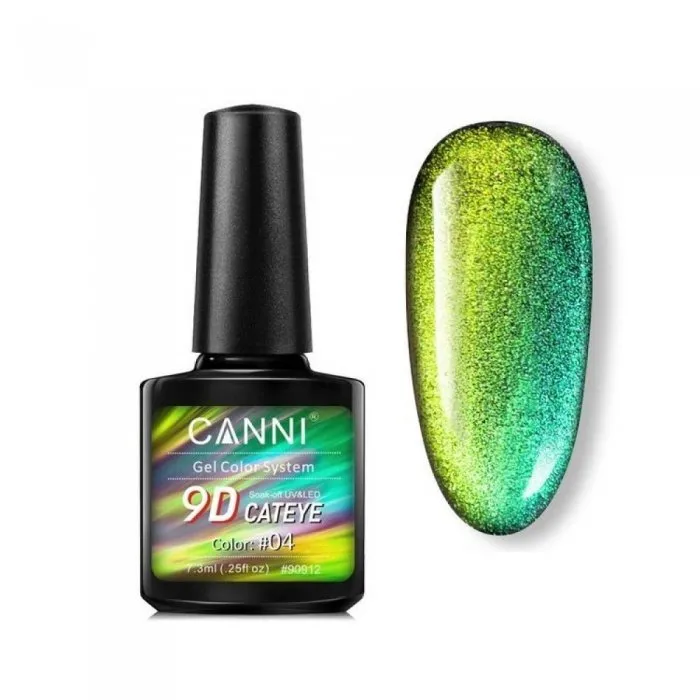 Canni Gel Color System 9D Cateye 04 7.3ml-ημιμόνιμο βερνίκι