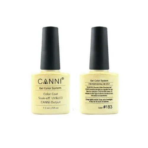 Canni Gel Color System 183 Blasting Glitter 7.3ml -ημιμόνιμο βερνίκι