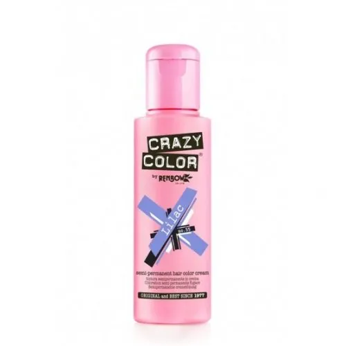 Crazy Color Ημιμόνιμη Κρέμα Βαφή 55 Lilac 100ml