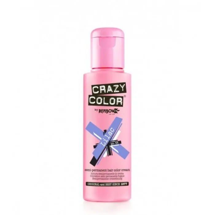 Crazy Color Ημιμόνιμη Κρέμα Βαφή 55 Lilac 100ml
