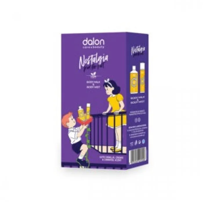 Dalon Body Milk 300ml + Body Mist 100ml Charm me-Gift Box